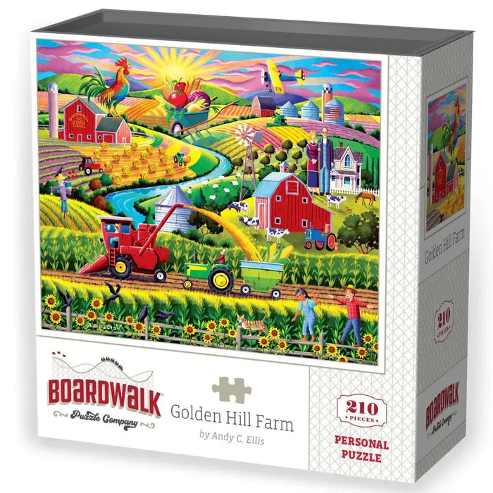 Golden Hill Farm 210 Piece Jigsaw Puzzle Boardwalk - for just $11.99! 