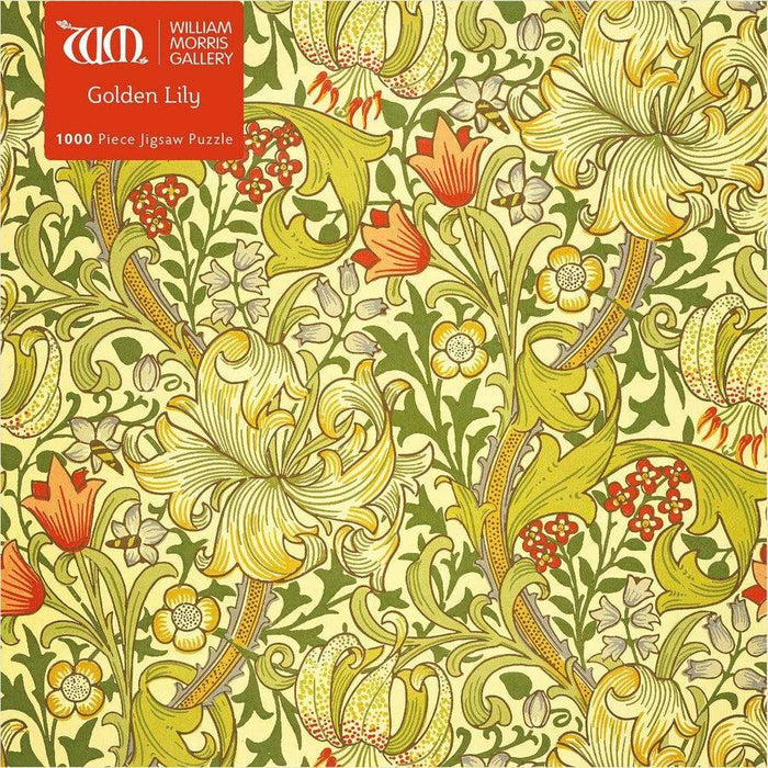 Golden Lily by William Morris 1000 Piece Jigsaw Puzzle Flame Tree - for just $19.99! 