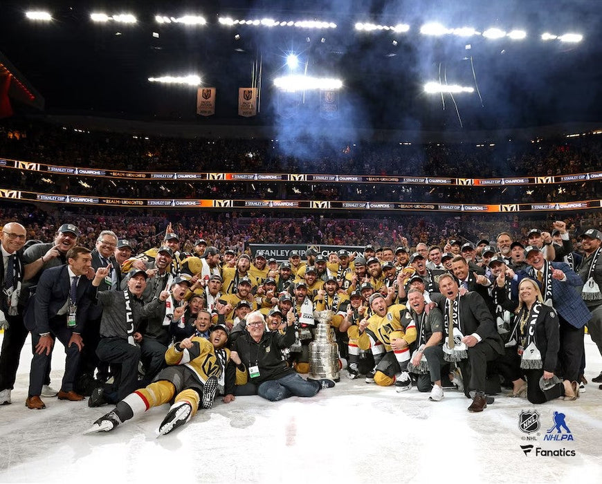 Vegas Golden Knights 2023 Stanley Cup Champions Team Celebration 8" x 10" Hockey Photo - for just $9.99! 