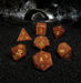 Kraken Dice - Red Goldstone Glass Semi-Precious Gemstone Dice Set - for just $84.95! 