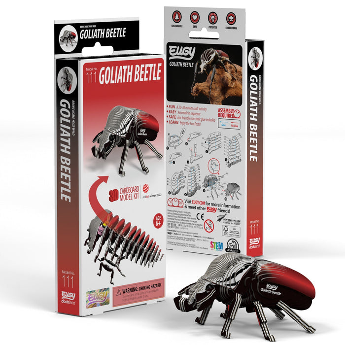 Goliath Beetle 3D Cardboard Model Kit Eugy - for just $11.99! 