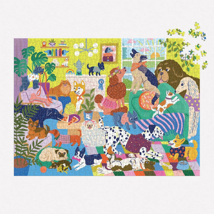 Good Dog Club 1000 Piece Jigsaw Puzzle Mudpuppy - for just $19.99! 