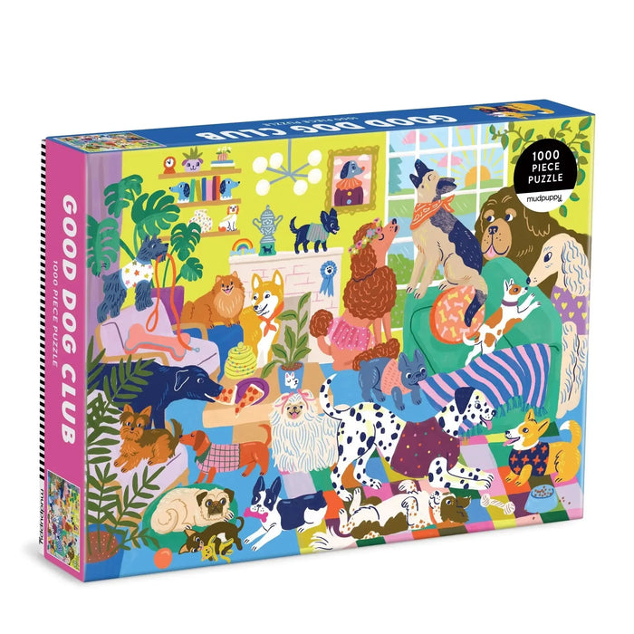 Good Dog Club 1000 Piece Jigsaw Puzzle Mudpuppy - for just $19.99! 
