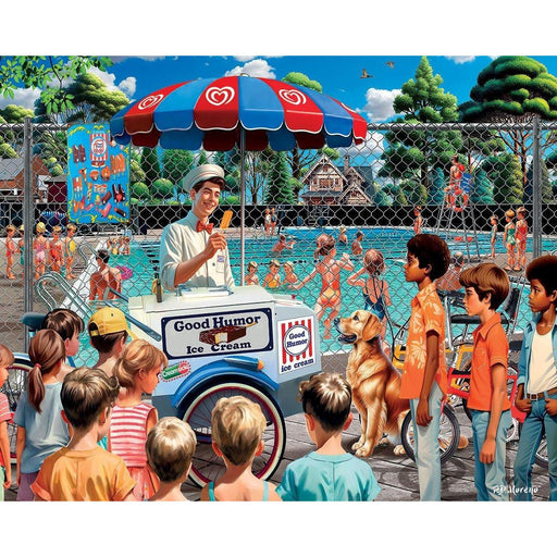 Good Humor Man 1000 Piece Jigsaw Puzzle White Mountain - for just $19.99! 