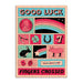 Good Luck Greeting Card 60 Piece Jigsaw Puzzle Galison - for just $7.99! 