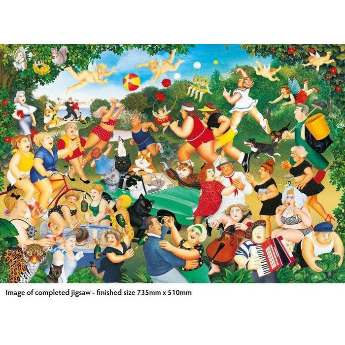 Good Times by Beryl Cook 1000 Piece Jigsaw Puzzle Flame Tree - for just $19.99! 