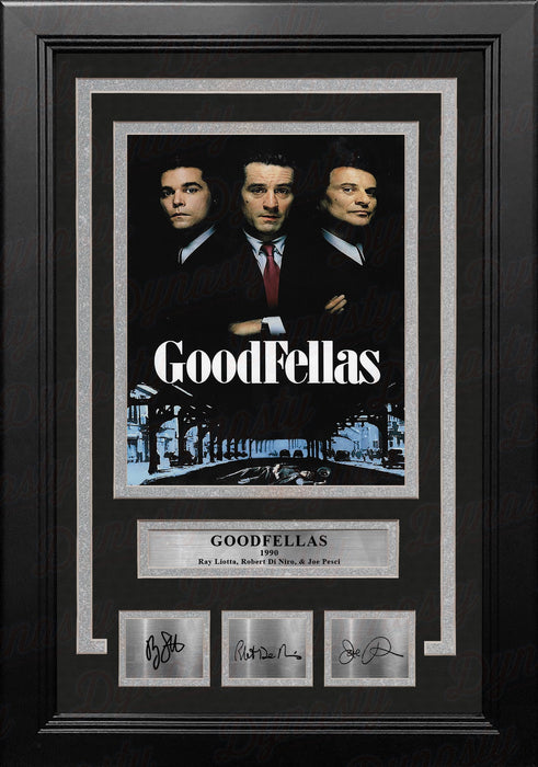 Goodfellas 8" x 10" Framed Photo with Engraved Autograph (Ray Liotta, Robert De Niro, Joe Pesci) - for just $79.99! 