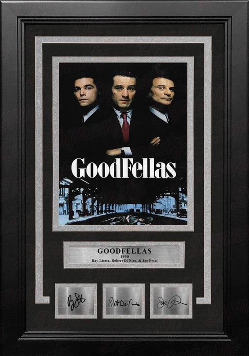 Goodfellas 8" x 10" Framed Photo with Engraved Autograph (Ray Liotta, Robert De Niro, Joe Pesci) - for just $79.99! 