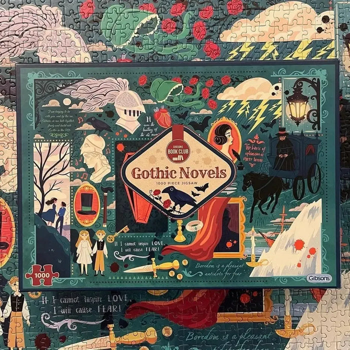 Gothic Novels 1000 Piece Jigsaw Puzzle Gibsons - for just $24.99! 