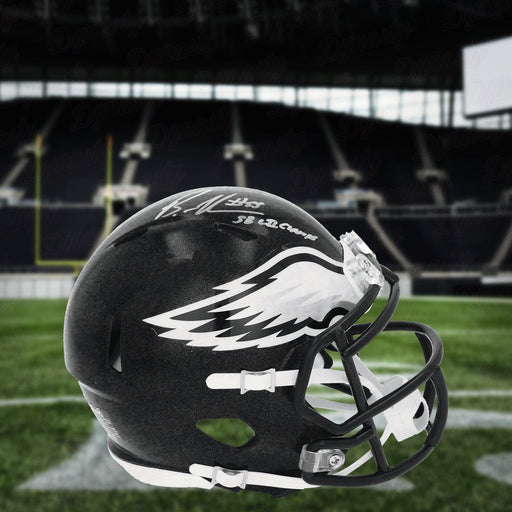 Brandon Graham Philadelphia Eagles Autographed Alternate Black Helmet Inscribed Super Bowl Champs - for just $399.99! 