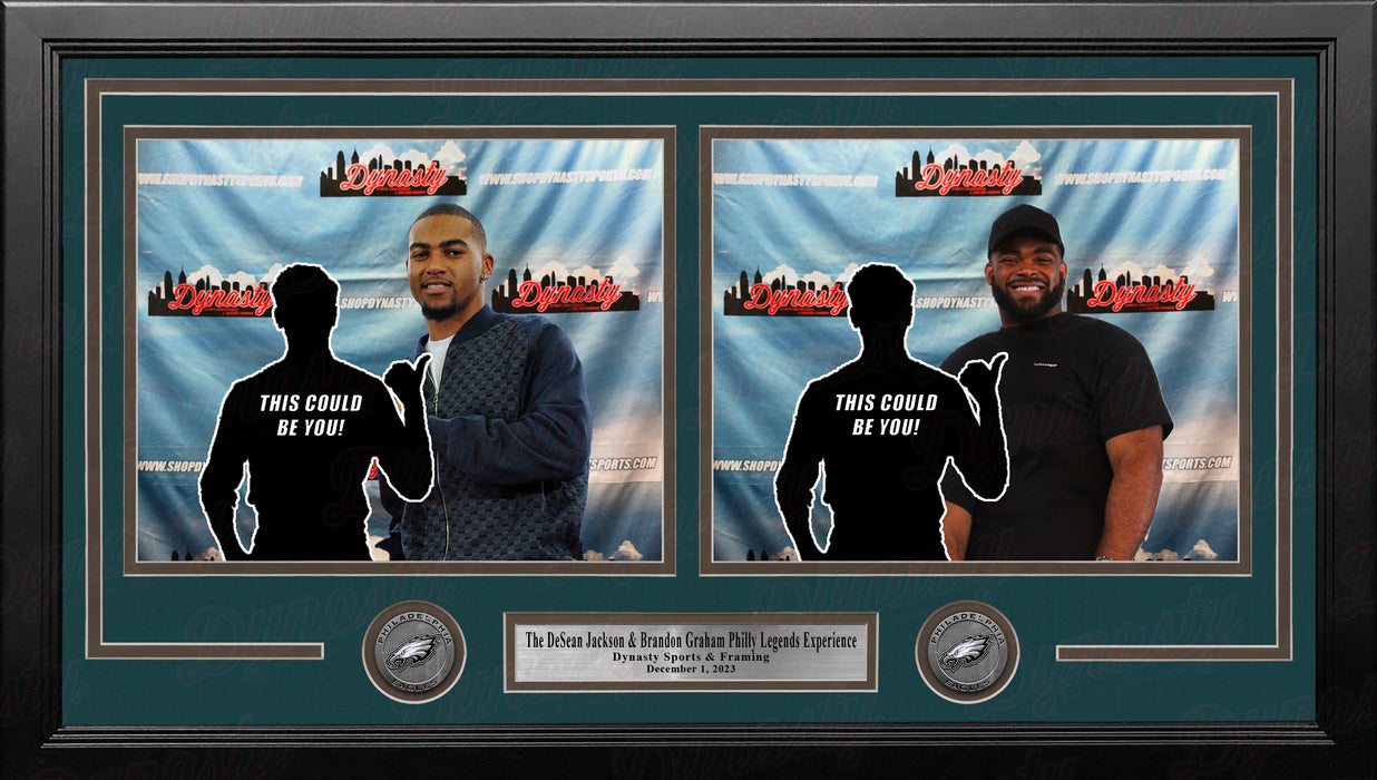 DeSean Jackson & Brandon Graham Philadelphia Eagles Photo-Op Frame Kit - for just $49.99! 