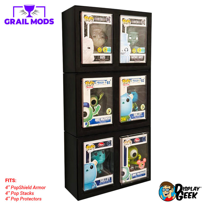 GRAIL MODS - Modular In Box Display Case for Funko Pops in Acrylic Hard Stack Armor (EVA Foam) - Just $59.99! Shop now at Retro Gaming of Denver