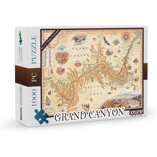 Grand Canyon National Park 1000 Piece Jigsaw Puzzle Xplorer Maps - for just $24.99! 