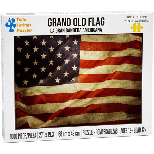 Grand Old Flag 1000 Piece Jigsaw Puzzle Twin Spring - for just $19.99! 