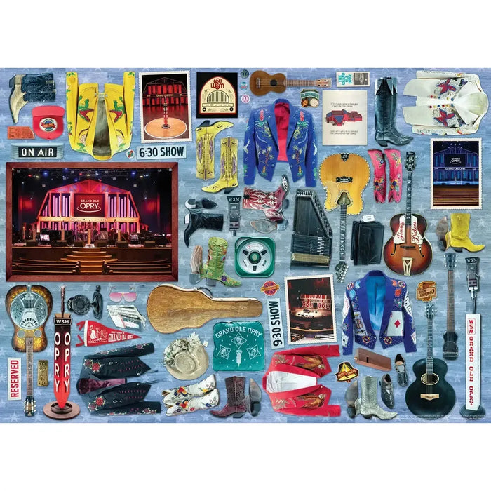 Grand Ole Opry Collage 1000 Piece Jigsaw Puzzle Eurographics - for just $21.99! 