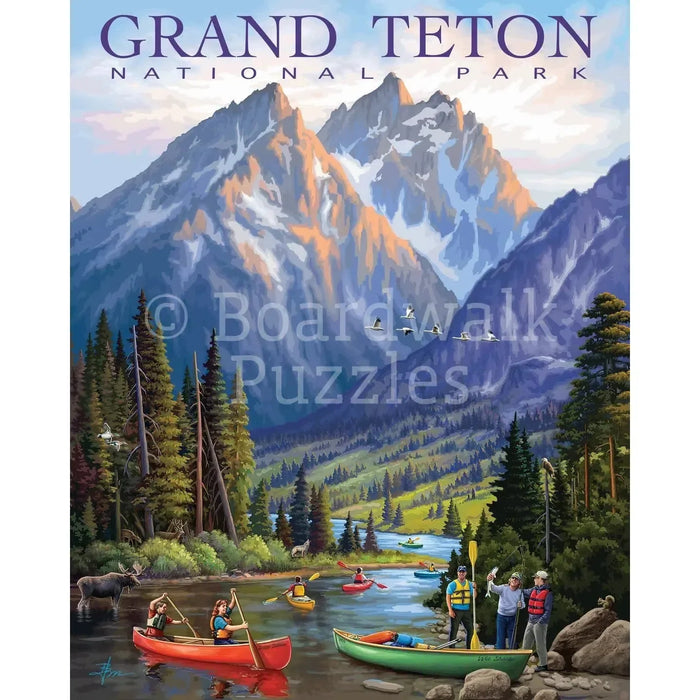 Grand Teton National Park 210 Piece Jigsaw Puzzle Boardwalk - for just $11.99! 