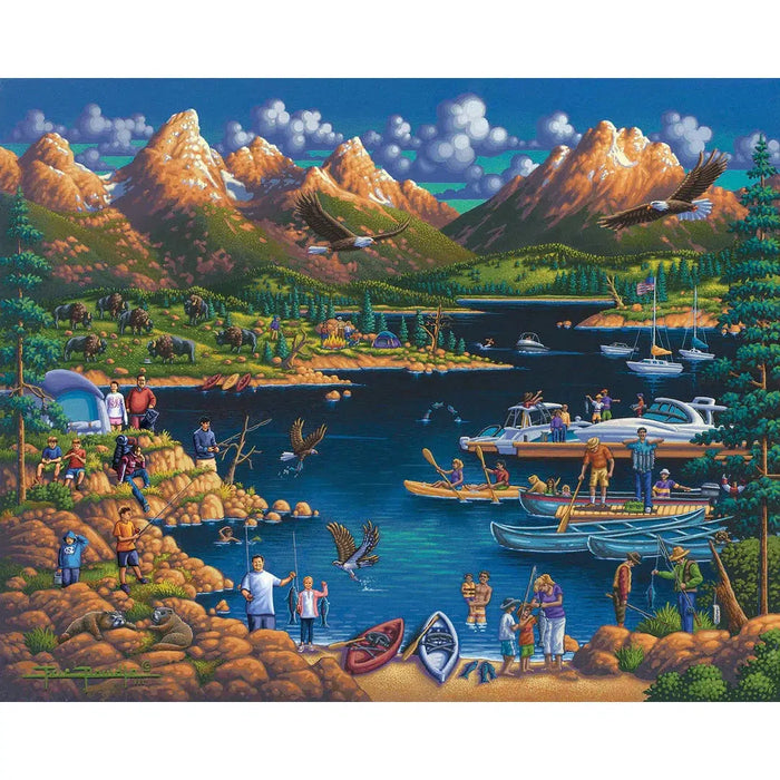 Grand Teton National Park 210 Piece Jigsaw Puzzle Dowdle - for just $11.99! 
