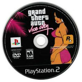 Top view of Grand Theft Auto Vice City Playstation 2