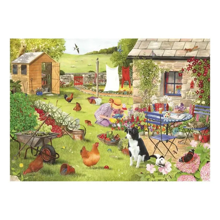 Grandma's Garden 500 Big Piece Jigsaw Puzzle HOP - for just $24.99! 