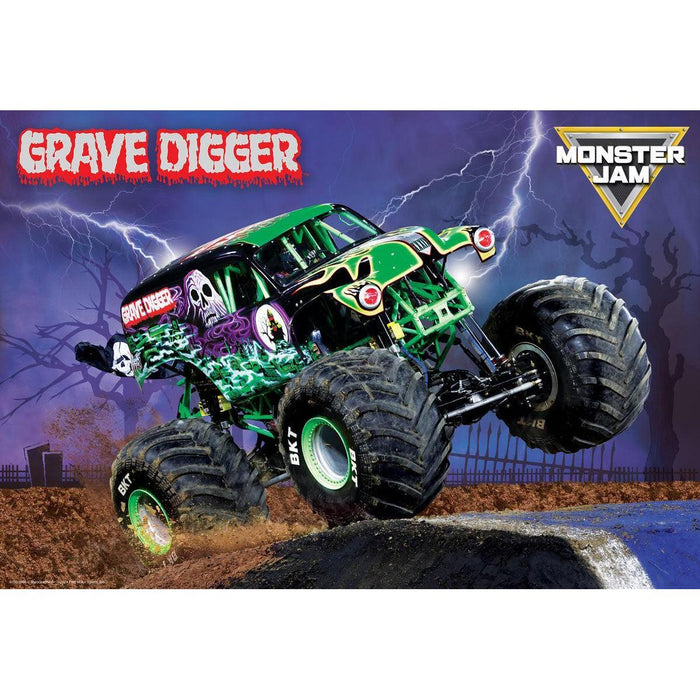 Grave Digger Monster Jam Lunch Bag & 100 Piece Jigsaw Puzzle Eurographics - for just $17.99! 