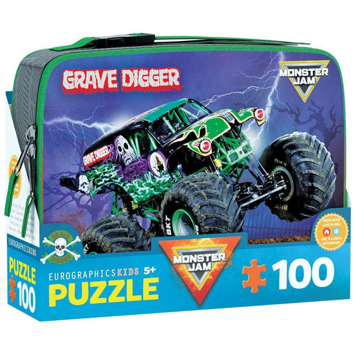 Grave Digger Monster Jam Lunch Bag & 100 Piece Jigsaw Puzzle Eurographics - for just $17.99! 