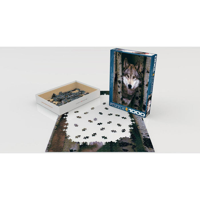 Gray Wolf 1000 Piece Jigsaw Puzzle Eurographics - for just $19.99! 