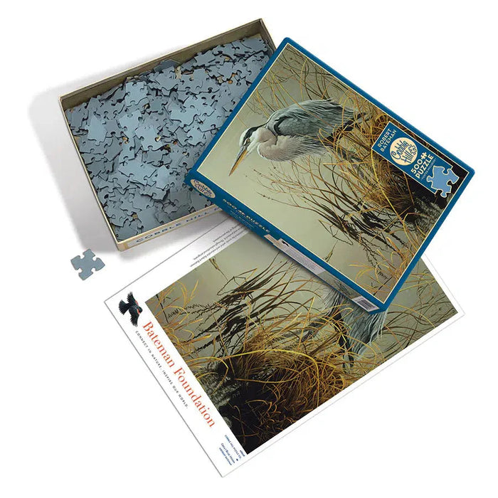 Great Blue Heron 500 Piece Jigsaw Puzzle Cobble Hill - for just $17.99! 