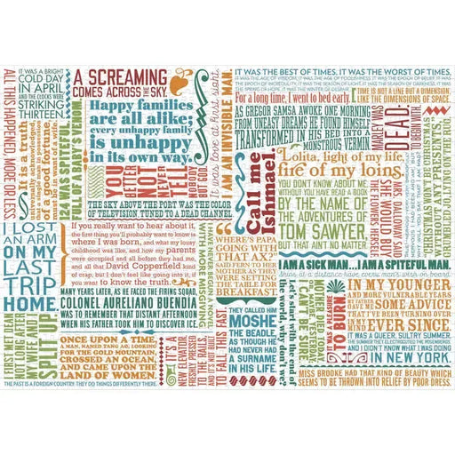 Great First Lines of Literature 1000 Piece Jigsaw Puzzle UPG - for just $21.99! 