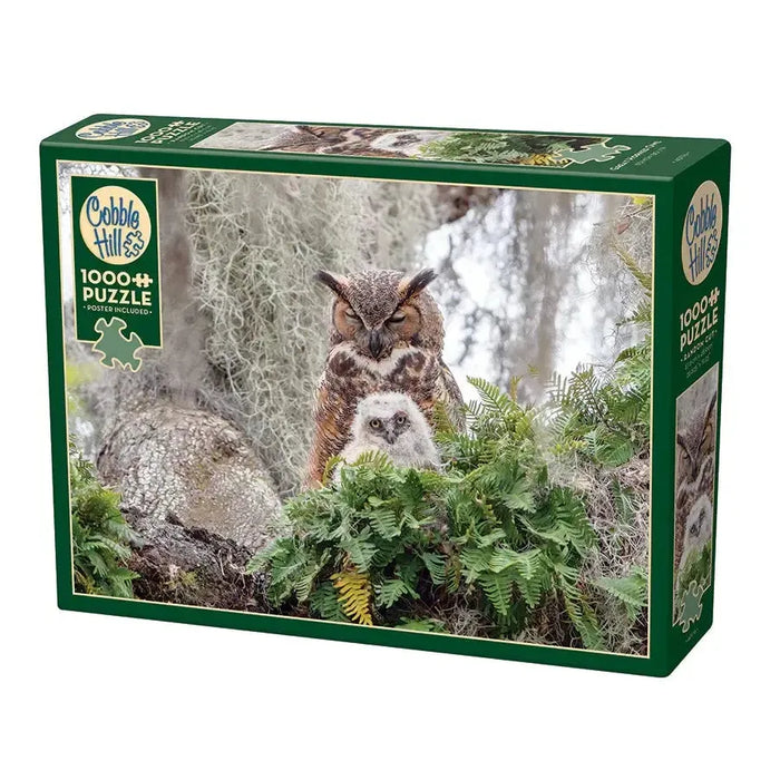 Great Horned Owl 1000 Piece Jigsaw Puzzle Cobble Hill - for just $19.99! 