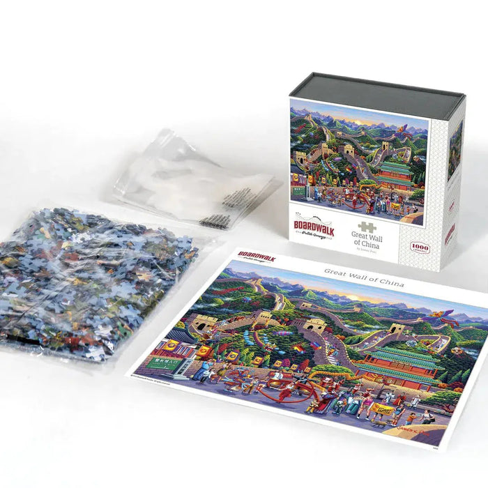 Great Wall of China 1000 Piece Jigsaw Puzzle Boardwalk - for just $23.99! 