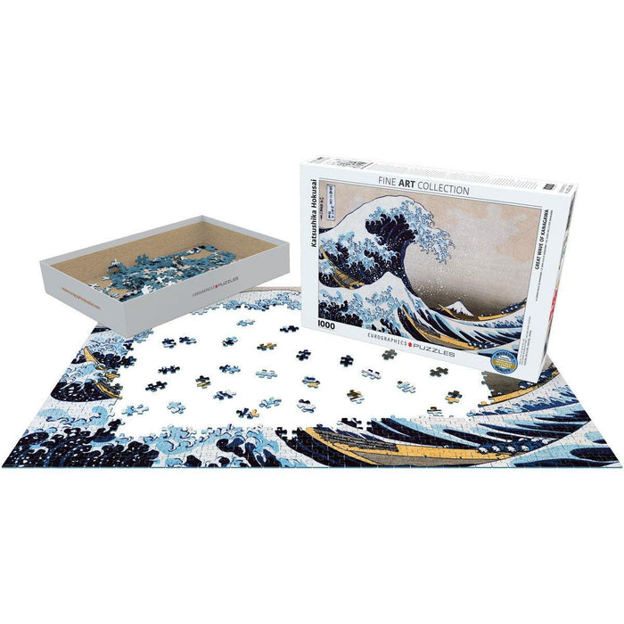 Great Wave off Kanagawa 1000 Piece Jigsaw Puzzle Eurographics - for just $19.99! 