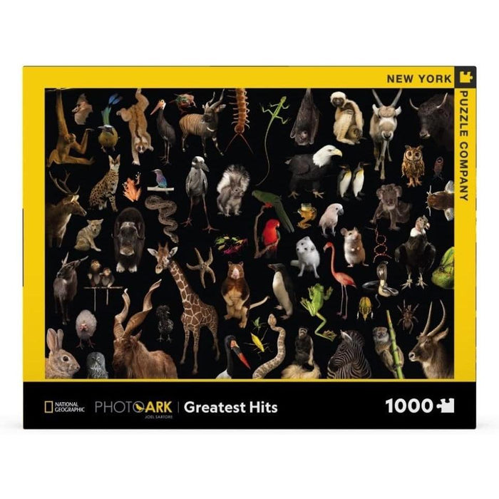 Greatest Hits National Geographic Photo Ark 1000 Piece Jigsaw Puzzle NYPC - for just $24.99! 