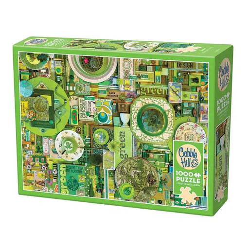 Green 1000 Piece Jigsaw Puzzle Cobble Hill - for just $19.99! 