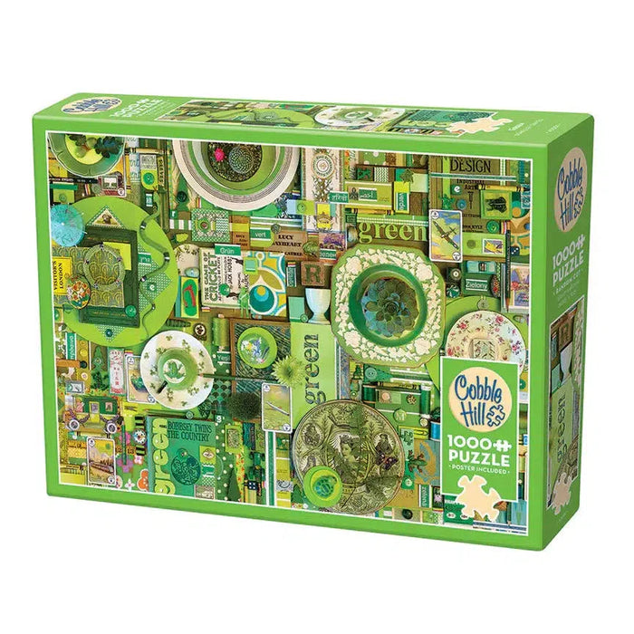 Green 1000 Piece Jigsaw Puzzle Cobble Hill - for just $19.99! 