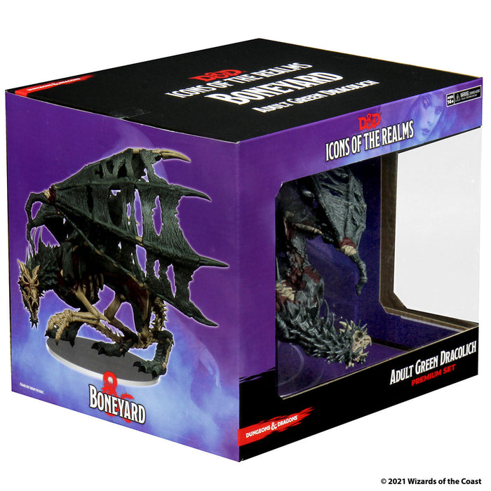 D&D: Icons of the Realms - Boneyard Premium Set - Green Dracolich - for just $69.99! 