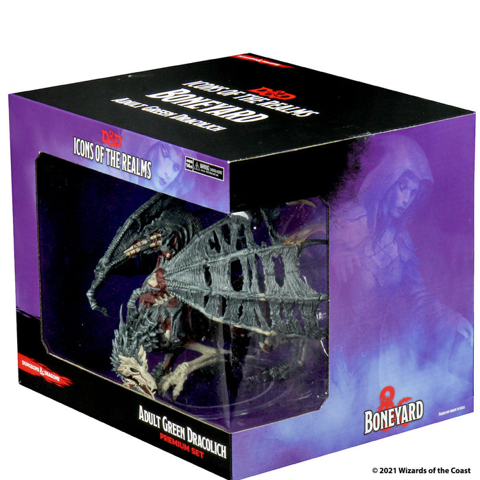 D&D: Icons of the Realms - Boneyard Premium Set - Green Dracolich - for just $69.99! 