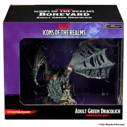 D&D: Icons of the Realms - Boneyard Premium Set - Green Dracolich - for just $69.99! 