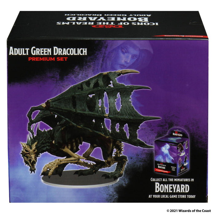 D&D: Icons of the Realms - Boneyard Premium Set - Green Dracolich - for just $69.99! 