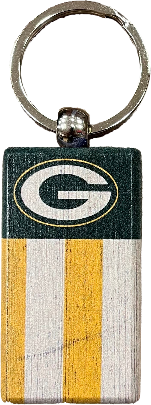 Green Bay Packers Rectangle Flag Keychain - for just $9.99! 