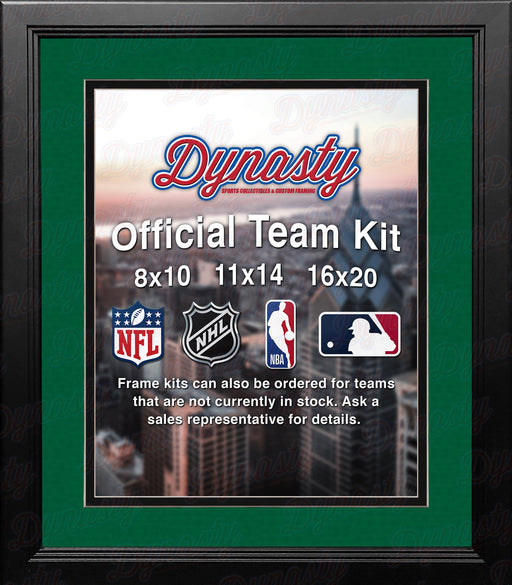 NHL Hockey Photo Picture Frame Kit - Dallas Stars (Green Matting, Black Trim) - for just $29.99! 