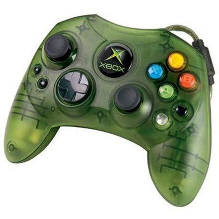 Top view of Green S Type Controller Xbox