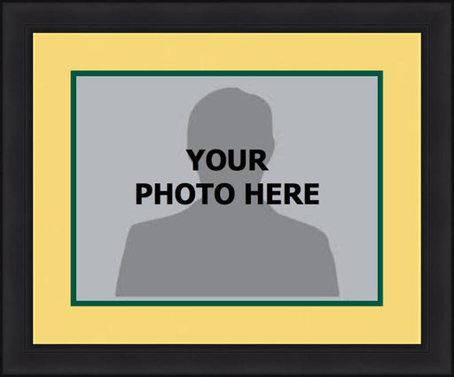 MLB Baseball Photo Picture Frame Kit - Oakland Athletics (Yellow Matting, Green Trim) - for just $29.99! 