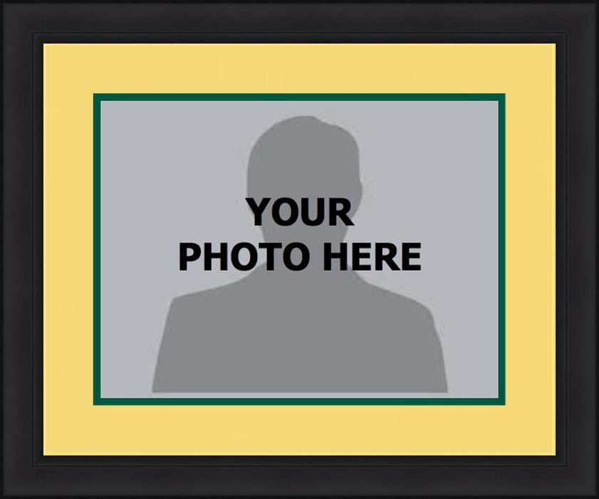 MLB Baseball Photo Picture Frame Kit - Oakland Athletics (Yellow Matting, Green Trim) - for just $29.99! 