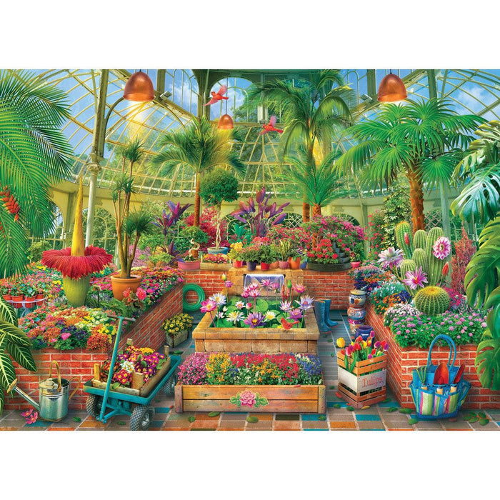 Greenhouse Gardens 1000 Piece Jigsaw Puzzle Eurographics - for just $19.99! 