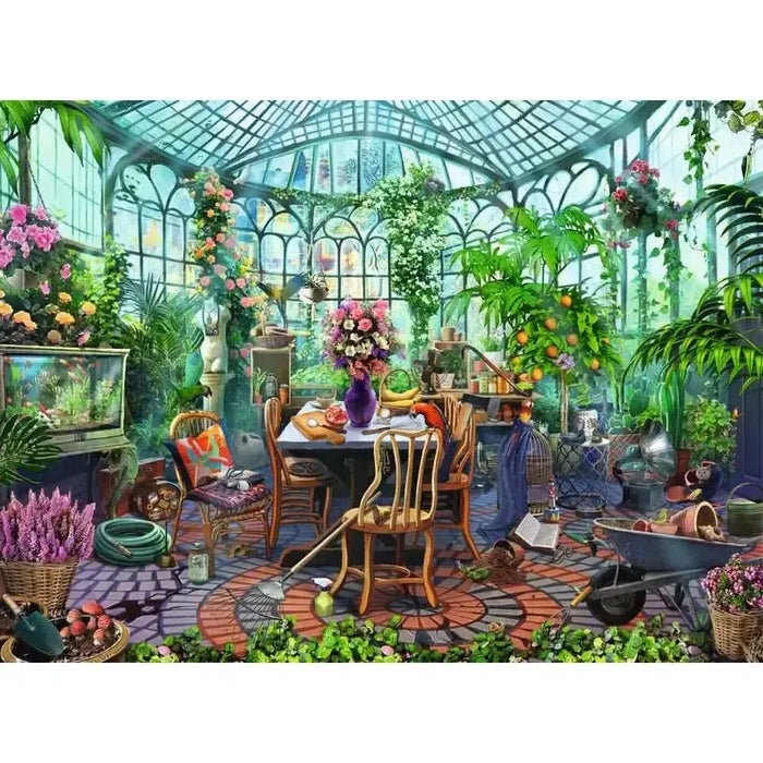 Greenhouse Morning 500 Piece Jigsaw Puzzle Ravensburger - for just $19.99! 