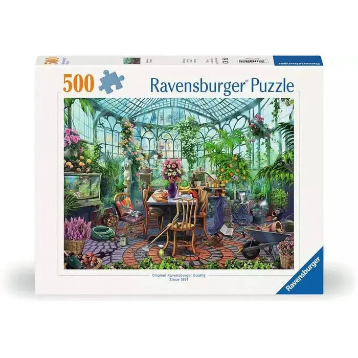Greenhouse Morning 500 Piece Jigsaw Puzzle Ravensburger - for just $19.99! 