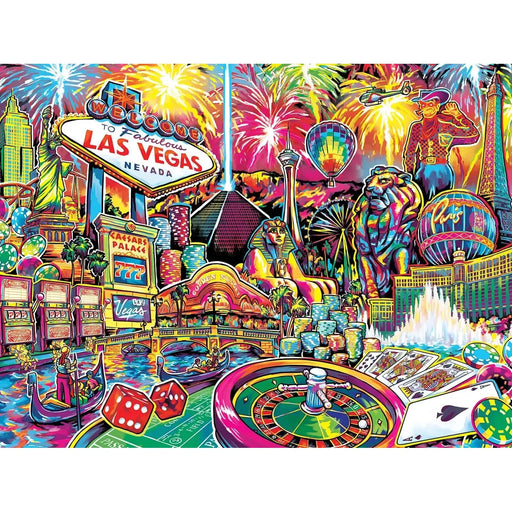 Greeting from Las Vegas 550 Piece Jigsaw Puzzle MasterPieces - for just $19.99! 