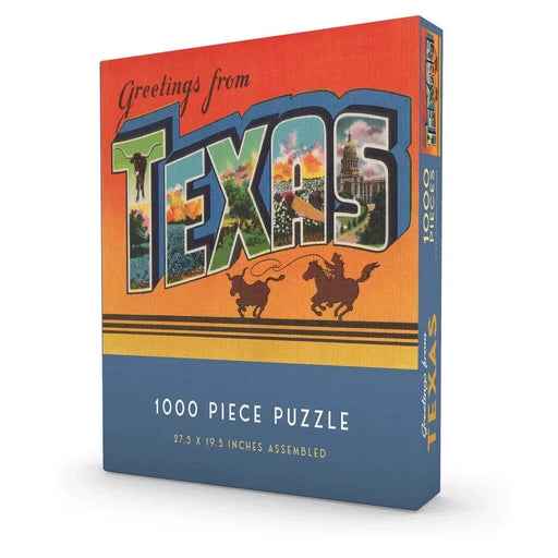 Greetings from Texas 1000 Piece Jigsaw Puzzle Gibbs Smith - for just $21.99! 