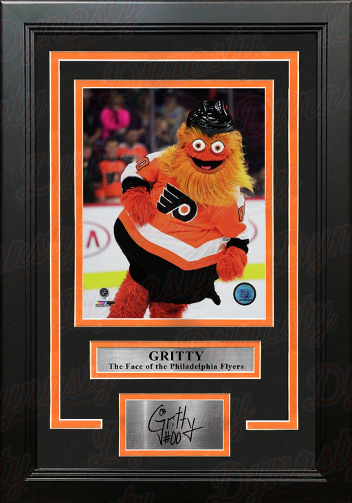 Gritty Philadelphia Flyers 8" x 10" Framed Hockey Mascot Photo with Engraved Autograph - for just $79.99! 