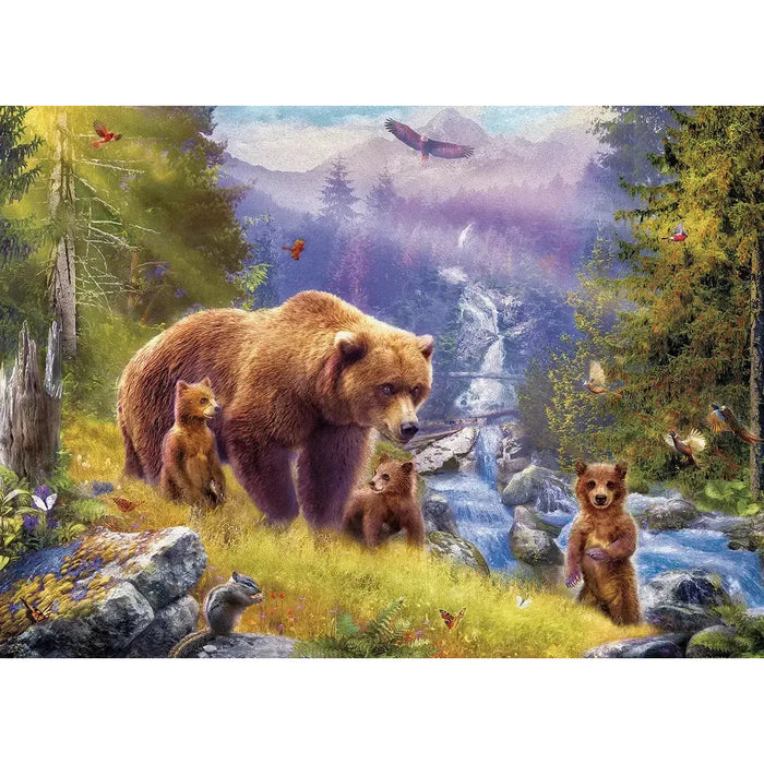 Grizzly Cubs 1000 Piece Jigsaw Puzzle Eurographics - for just $19.99! 